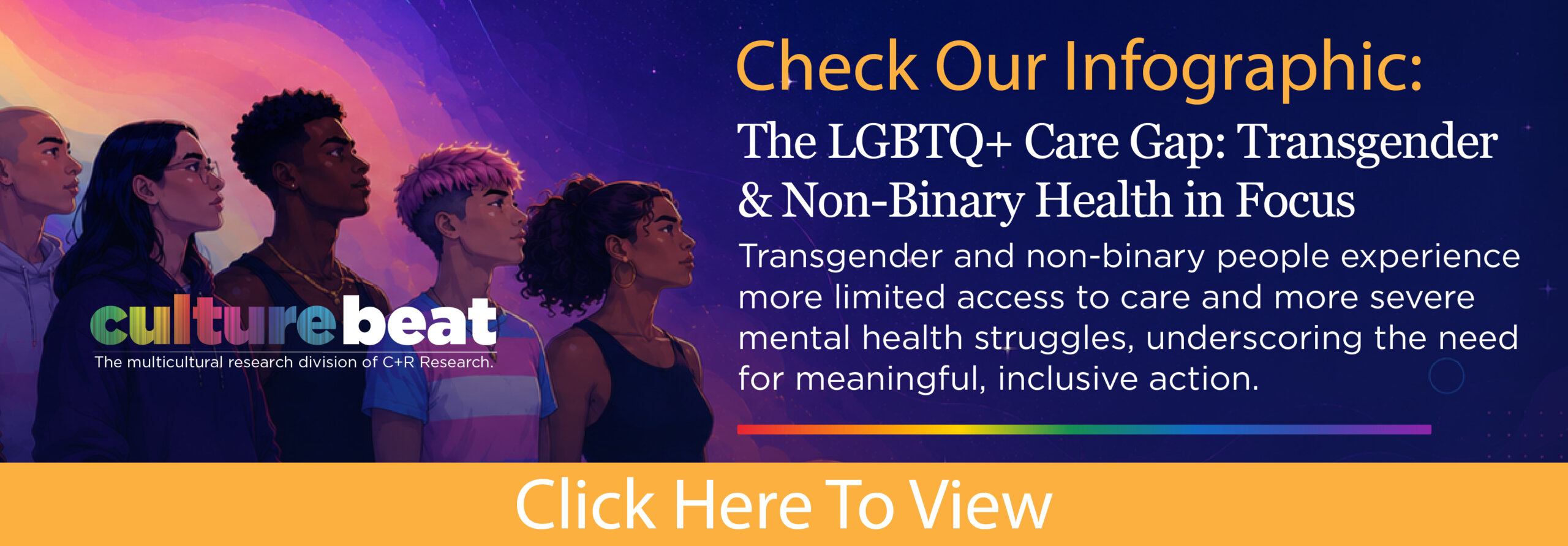Transgender health infographic banner