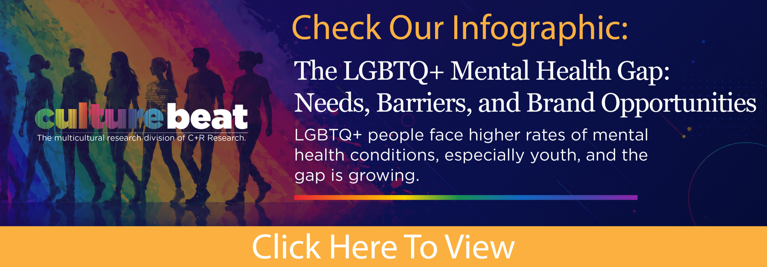 Pride and LGBTQ+ Mental Health infographic: The LGBTQ+ Mental Health Gap