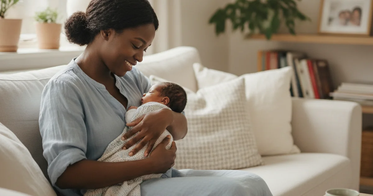 Young pregnant black woman suffering from headache or migraine